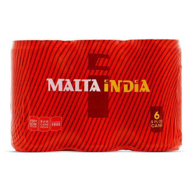 Malta India 8 oz Can Six pack Case 6 pack