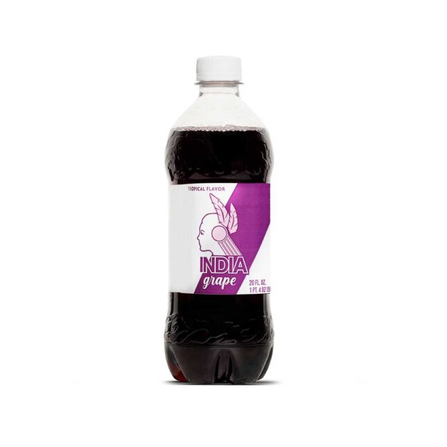 Sodas India Grape 20 oz. Case pack 24