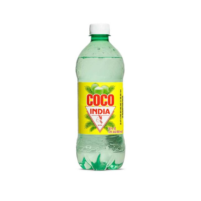 Sodas India Coconut 20 oz. Case pack 24