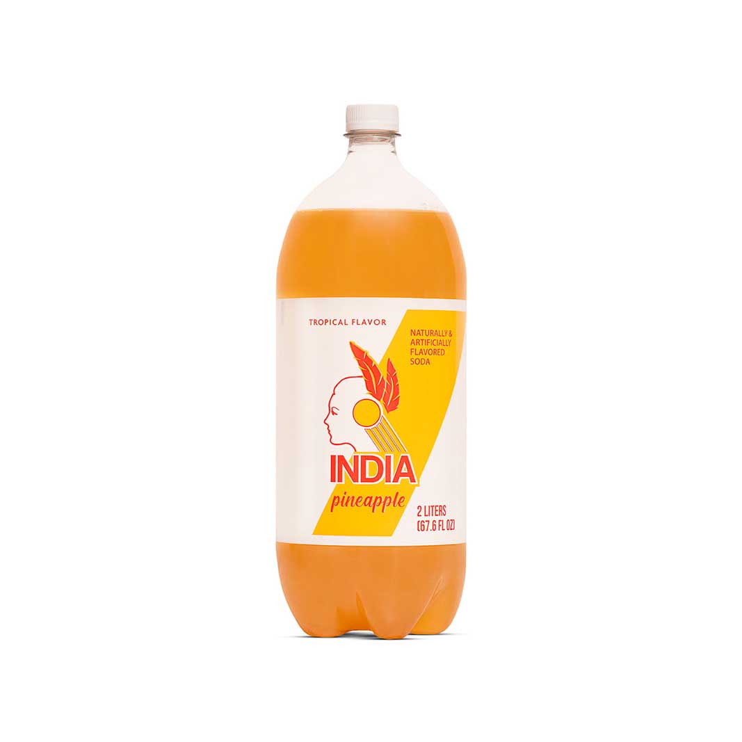 Sodas India Pineapple 2 Lt. Case pack 24